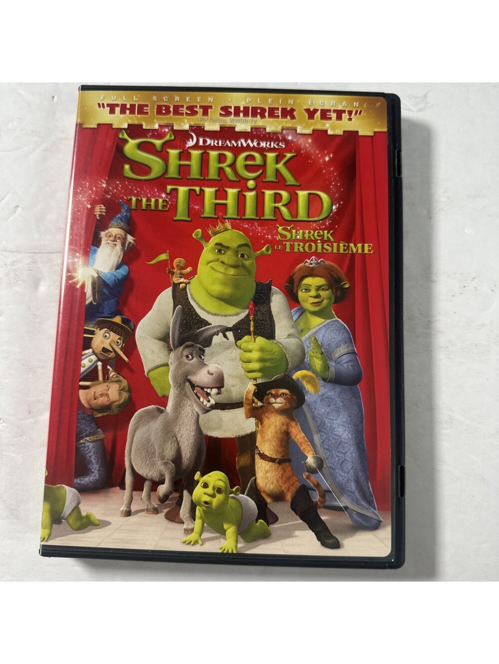Shrek the Third DVD 2007 Full Screen Mike Myers Bilingual